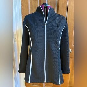 SOLD Chico’s Zenergy Women's Black and White Jacket